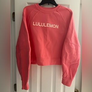 Lululemon Scuba oversized pullover wordmark